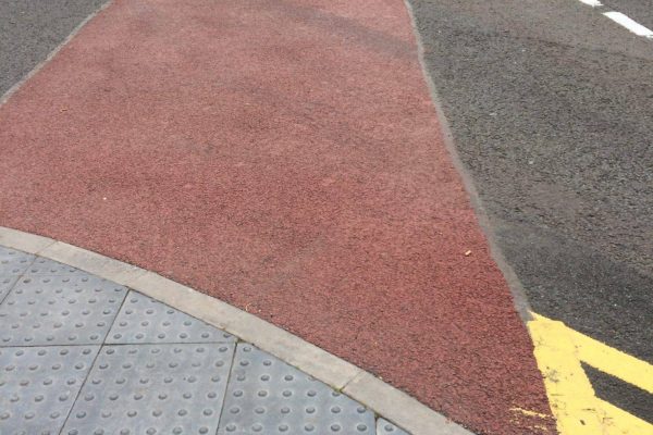Coloured Paving for Pedestrian Crossings