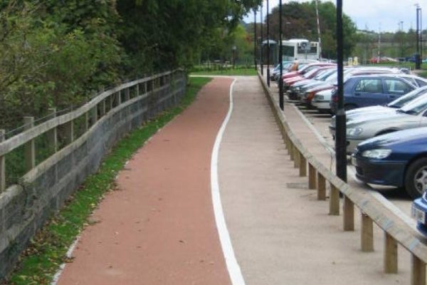 NatraTex Coloured Hard Landscaping for Cycleways